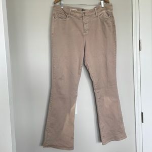 NYDJ Billie Mini Bootcut Khakis Sz 18